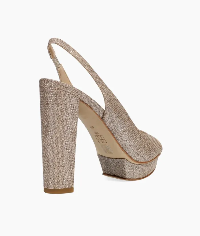 Women Palma 2 Platform 8211 Gold Pelle Moda High Heels