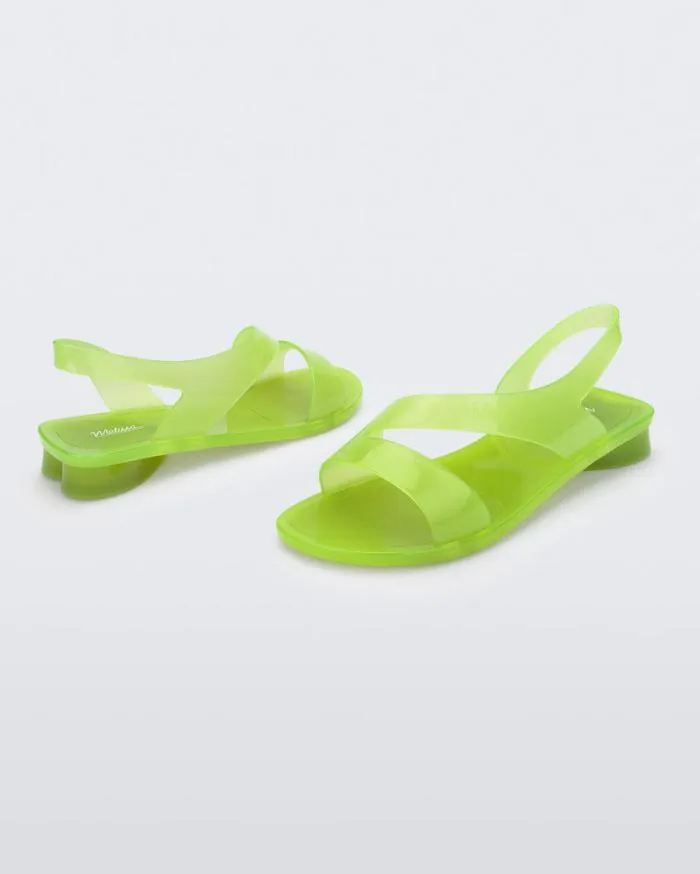 Women Paris Green Melissa Sandals