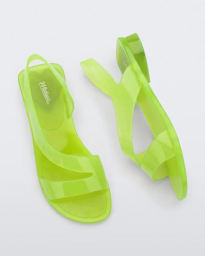 Women Paris Green Melissa Sandals