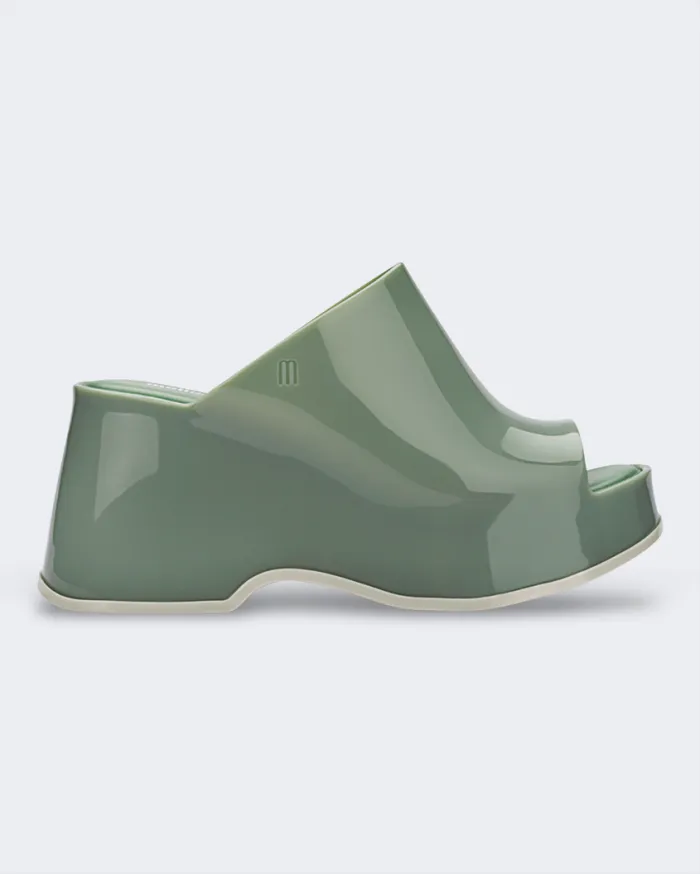 Women Patty Light Green Melissa Platforms