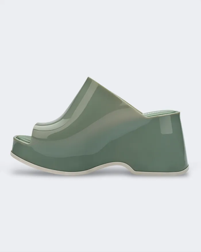 Women Patty Light Green Melissa Platforms
