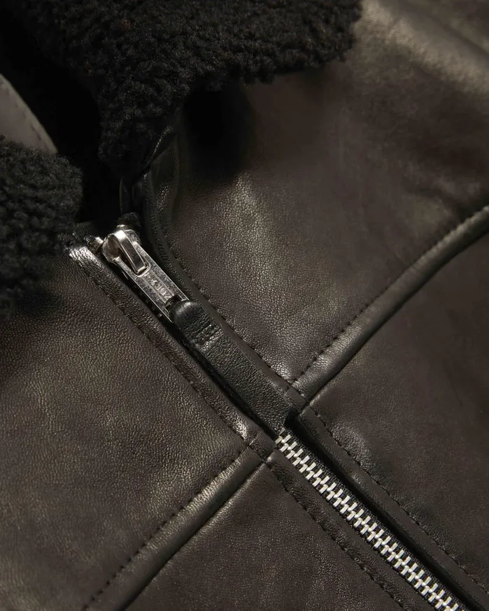 Women Pepper Leather Jacket Black YMC Outerwear