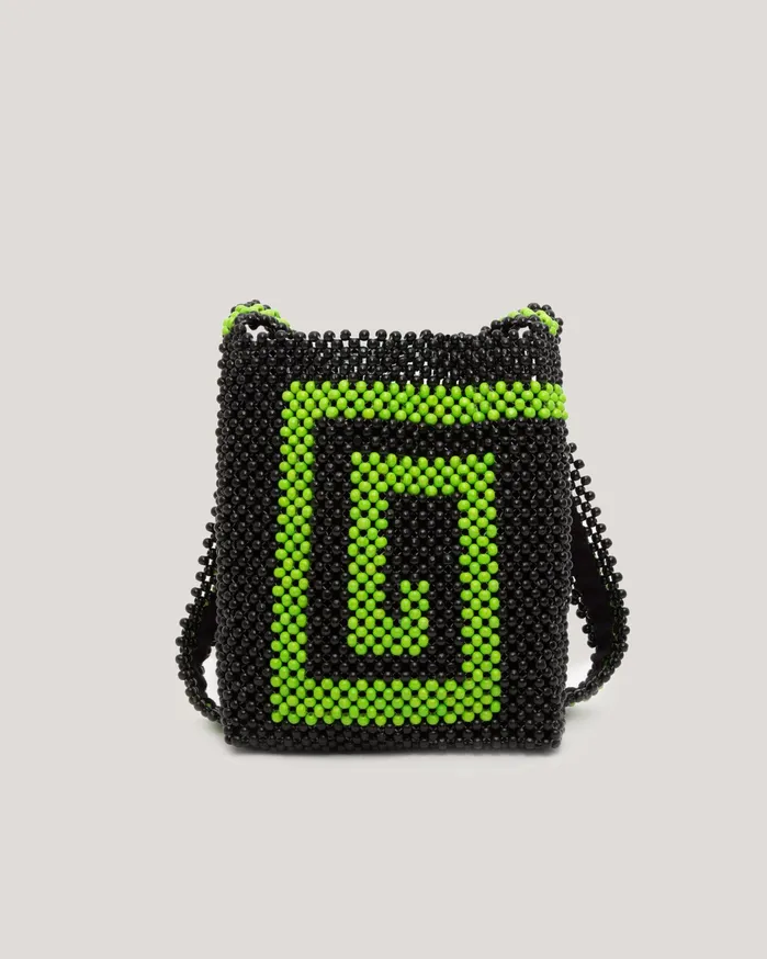 Women Pilgrim Bag Black Multi YMC Bags and Wallets