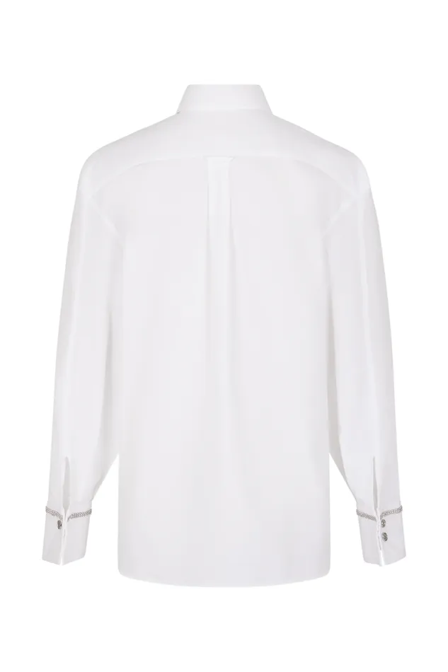Women Poplin Shirt White White Sonia Rykiel Shirts