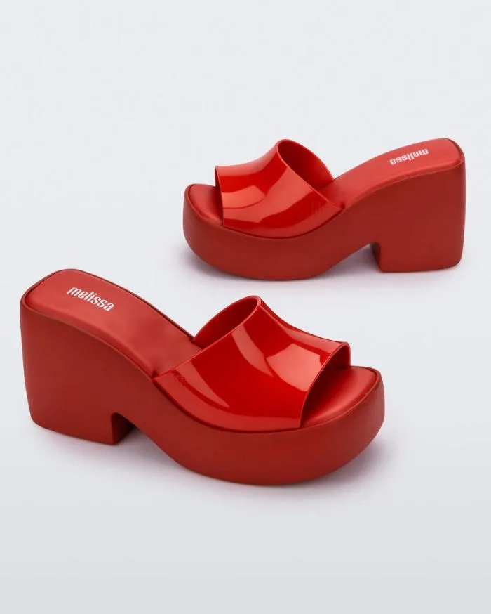 Women Posh Red Melissa Platforms