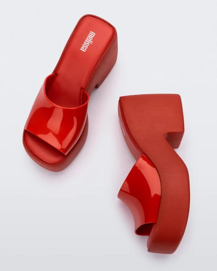 Women Posh Red Melissa Platforms