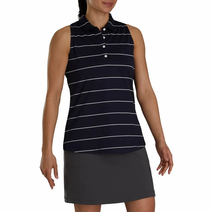Women Racerback Pinstripe Tank Women Shirts FootJoy