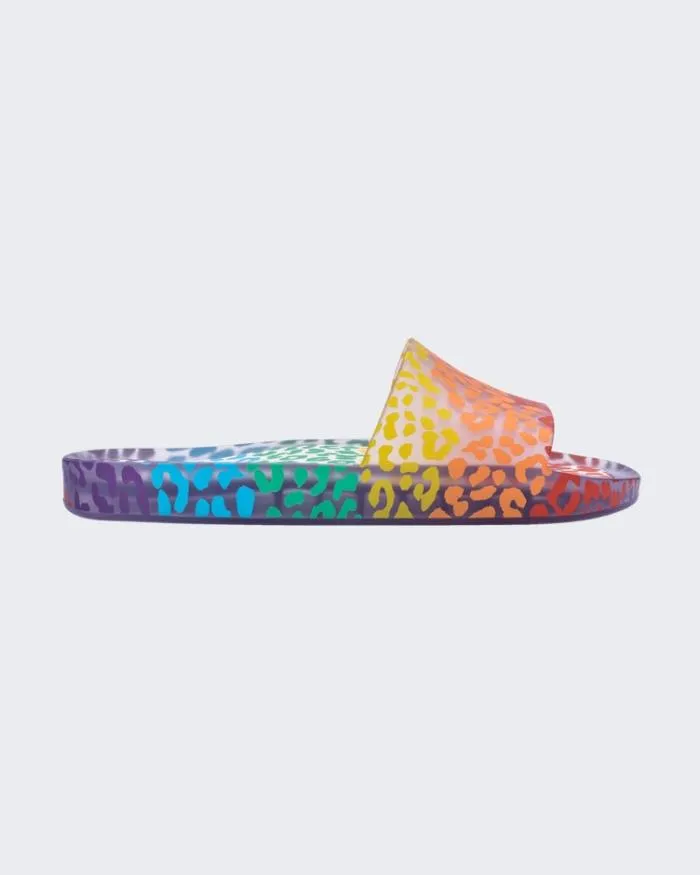 Women Rainbow Beach Clearorange Melissa Slides