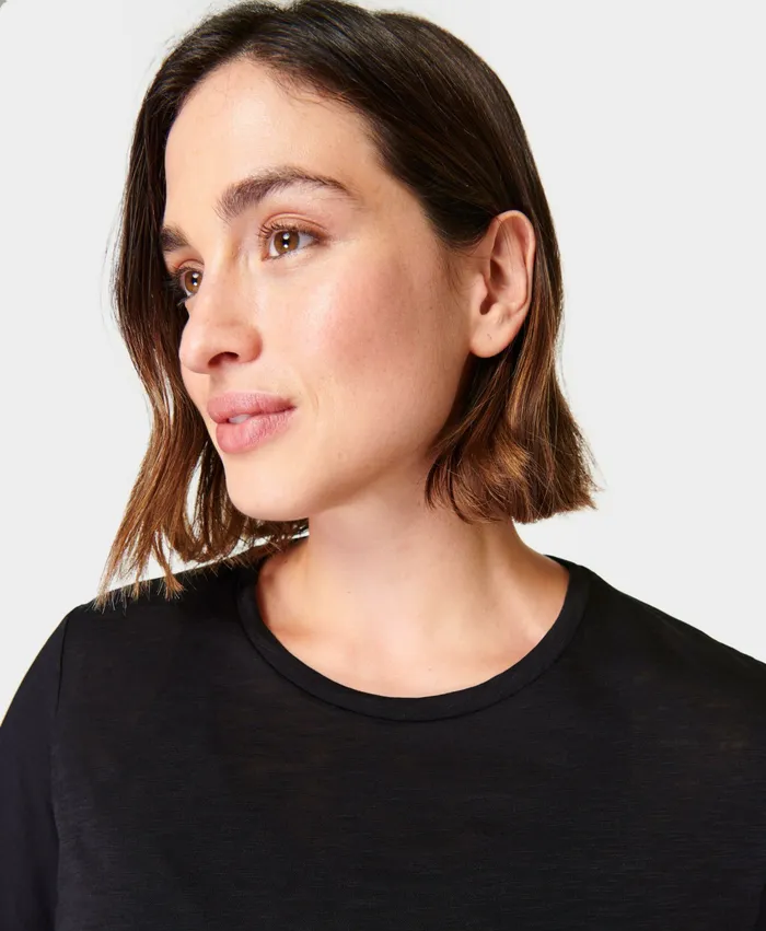 Women Refresh Crew Neck Long Sleeve Top Black Long Sleeve Tops Sweaty Betty