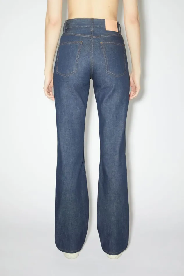 Women Regular Fit Jeans 8211 1977 Indigo Blue Acne Studios Jeans