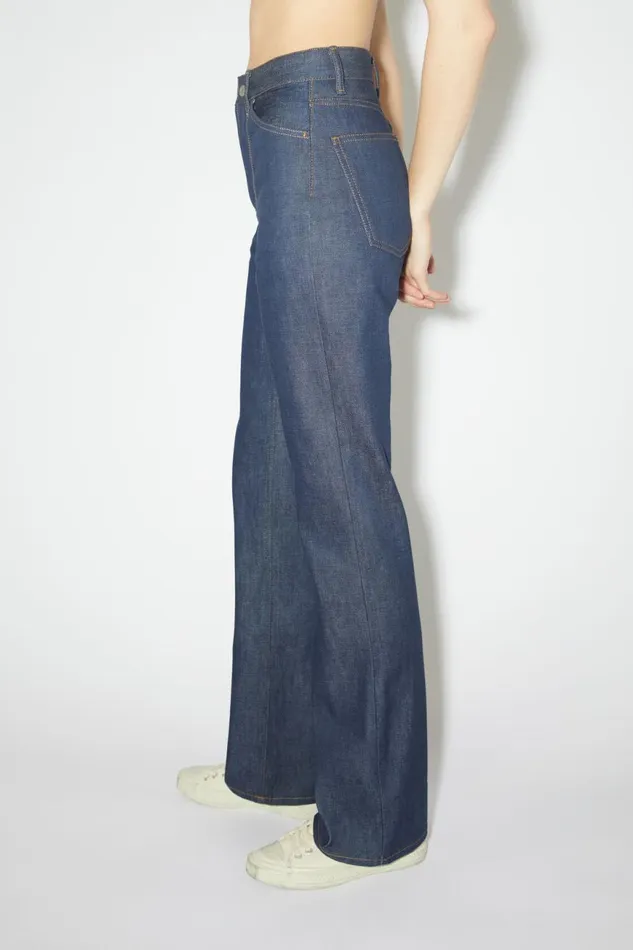 Women Regular Fit Jeans 8211 1977 Indigo Blue Acne Studios Jeans
