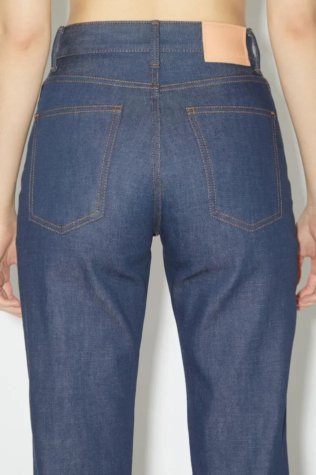 Women Regular Fit Jeans 8211 1977 Indigo Blue Acne Studios Jeans