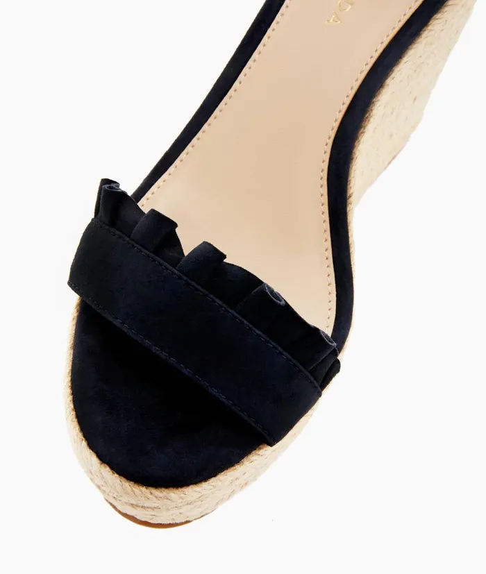 Women Rosana Wedge 8211 Midnight Pelle Moda Wedges Women Rosana Wedge 8211 Midnight Pelle Moda Wedges