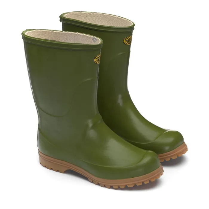 Women Rubber Boots Unisex 7133TRONCHETTO ALPINA High Cut OLIVE Superga Gumboots