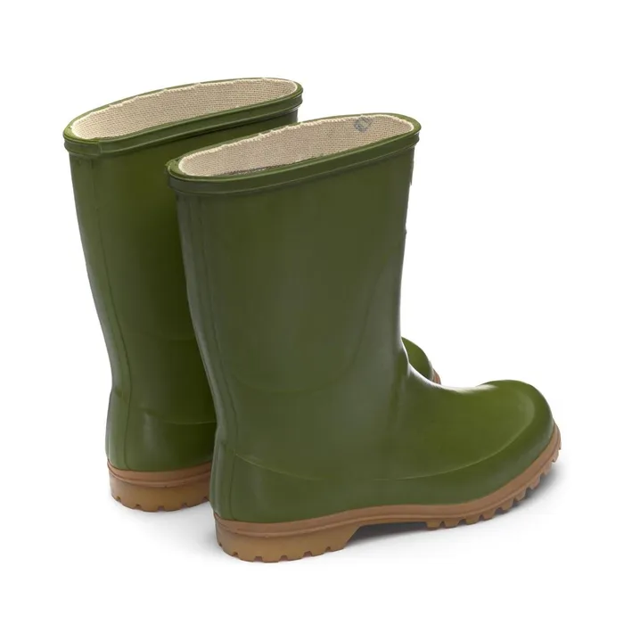 Women Rubber Boots Unisex 7133TRONCHETTO ALPINA High Cut OLIVE Superga Gumboots