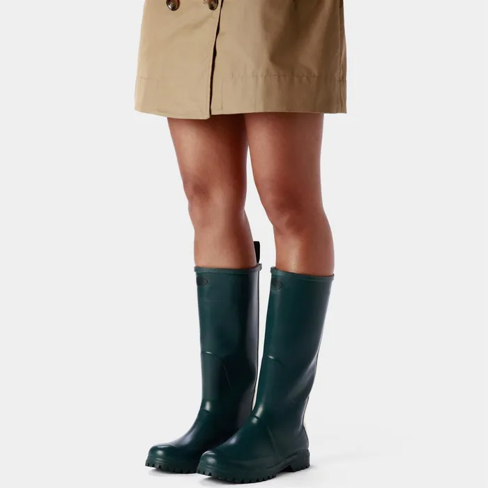 Women Rubber Boots Unisex 799 RUBBER BOOTS LETTERING High Cut GREEN DK FORESTOFF WHITE Superga Gumboots