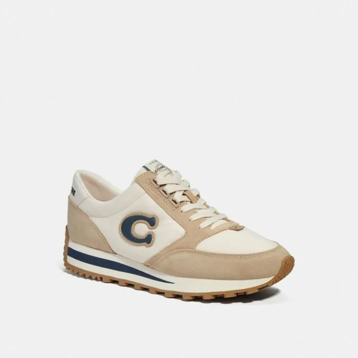 Women Runner Sneaker Chalkmidnight Navy Coach Sneakers
