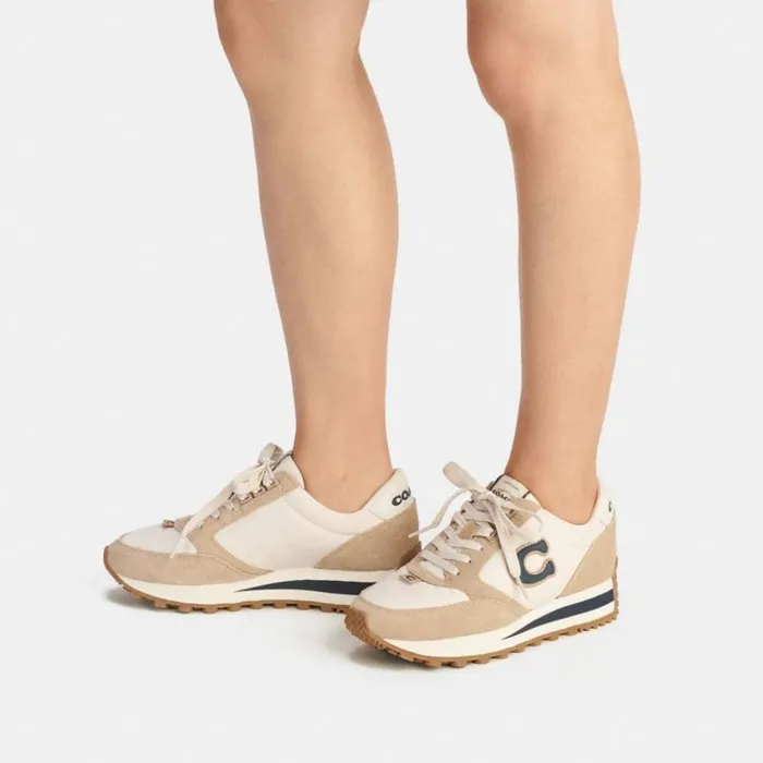 Women Runner Sneaker Chalkmidnight Navy Coach Sneakers