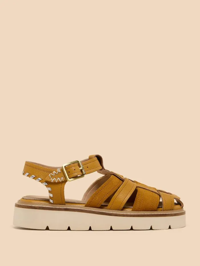 Women SANDALS White Stuff Chunky Fisherman Sandal Deep Yellow Women SANDALS White Stuff Chunky Fisherman Sandal Deep Yellow