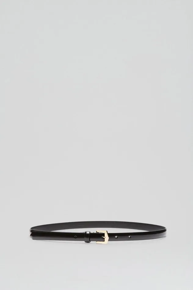 Women Scanlan Theodore Belts POINTED BUCKLE BELT 15 Black Women Scanlan Theodore Belts POINTED BUCKLE BELT 15 Black