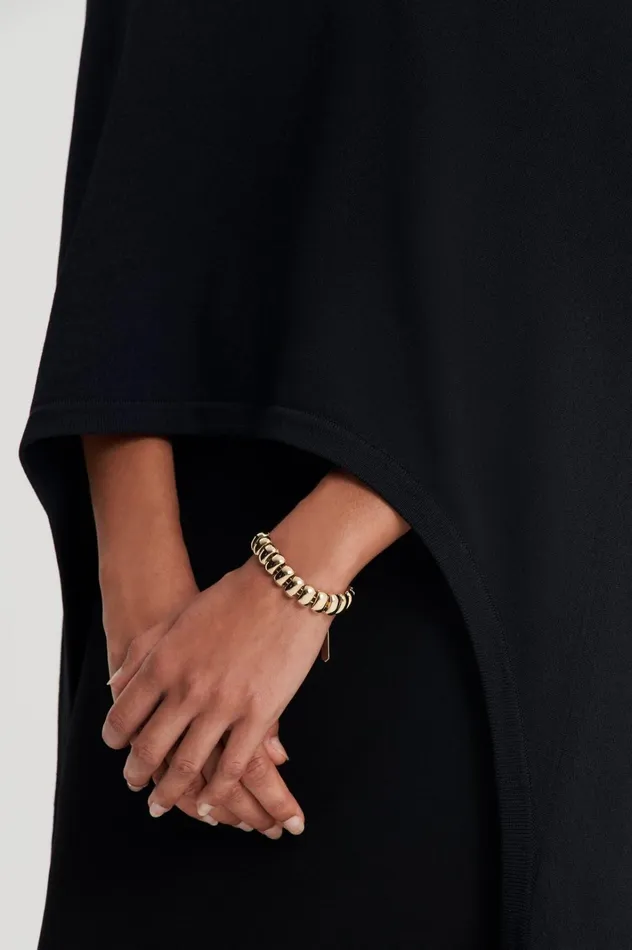 Women Scanlan Theodore Capes CREPE KNIT SOFT CAPE Black