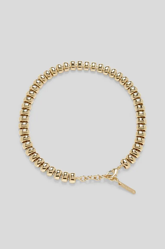 Women Scanlan Theodore Jewelry BEETLE CHAIN CHOKER Lightgold