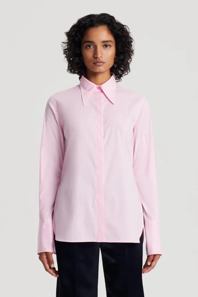 Women Scanlan Theodore Shirts COTTON SHIRT Pink Women Scanlan Theodore Shirts COTTON SHIRT Pink
