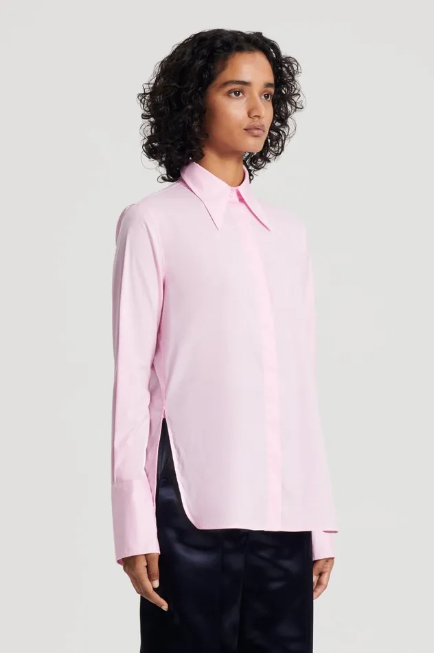 Women Scanlan Theodore Shirts COTTON SHIRT Pink Women Scanlan Theodore Shirts COTTON SHIRT Pink