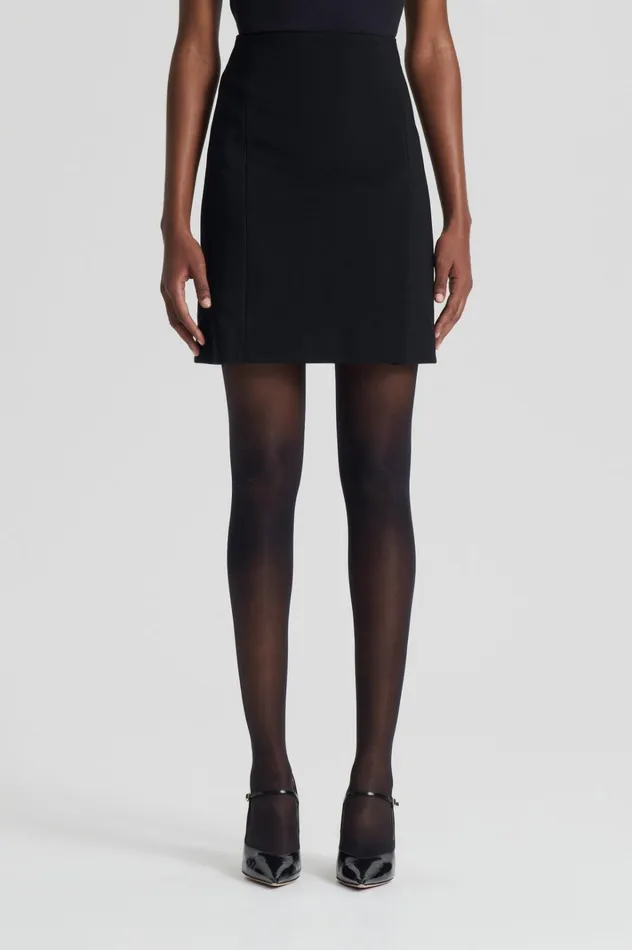 Women Scanlan Theodore Skirts ITALIAN MILANO KNIT SKIRT Black Women Scanlan Theodore Skirts ITALIAN MILANO KNIT SKIRT Black