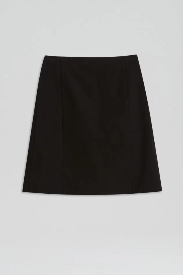 Women Scanlan Theodore Skirts ITALIAN MILANO KNIT SKIRT Black Women Scanlan Theodore Skirts ITALIAN MILANO KNIT SKIRT Black