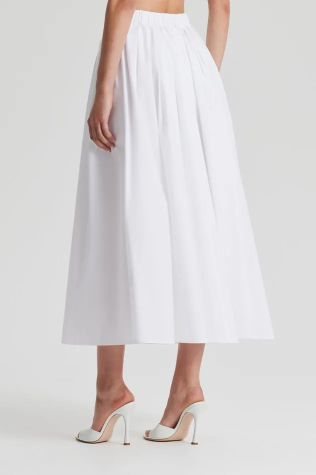 Women Scanlan Theodore Skirts PARACHUTE FULL SKIRT White Women Scanlan Theodore Skirts PARACHUTE FULL SKIRT White