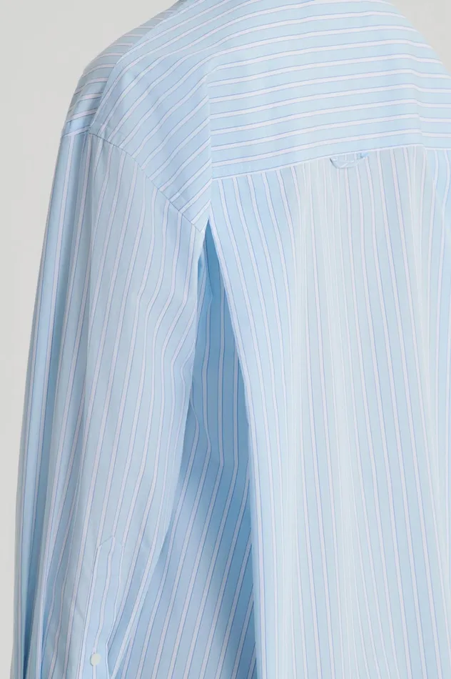 Women Scanlan Theodore Tops STRIPED SHIRT Paleblue