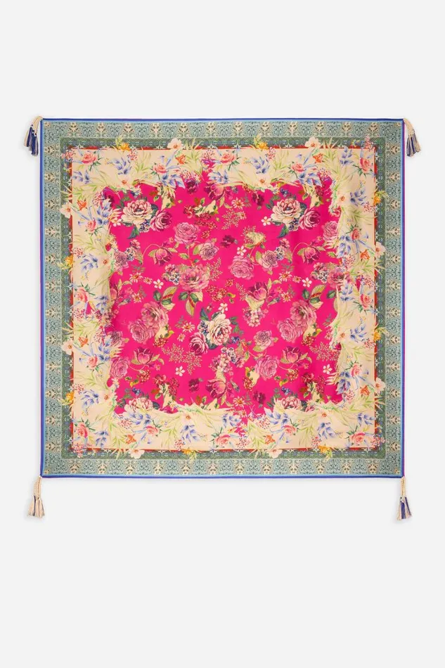 Women Scarves Johnny Was FIORAH SILK SCARF Fiorah Scarf Print