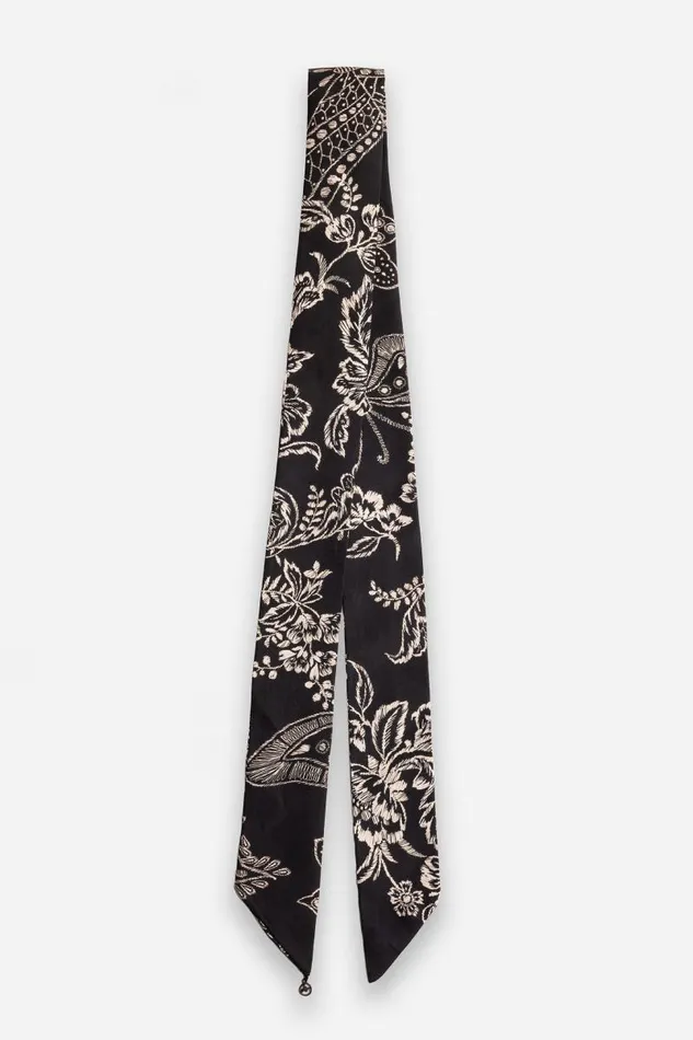 Women Scarves Johnny Was PEALIM BLOOM SILK SCARF Pealim Chani
