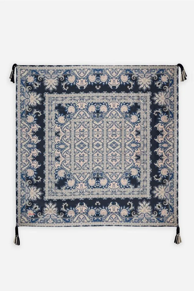 Women Scarves Johnny Was ROMAN PAISEY SILK SCARF Roman Paisey Scarf Print
