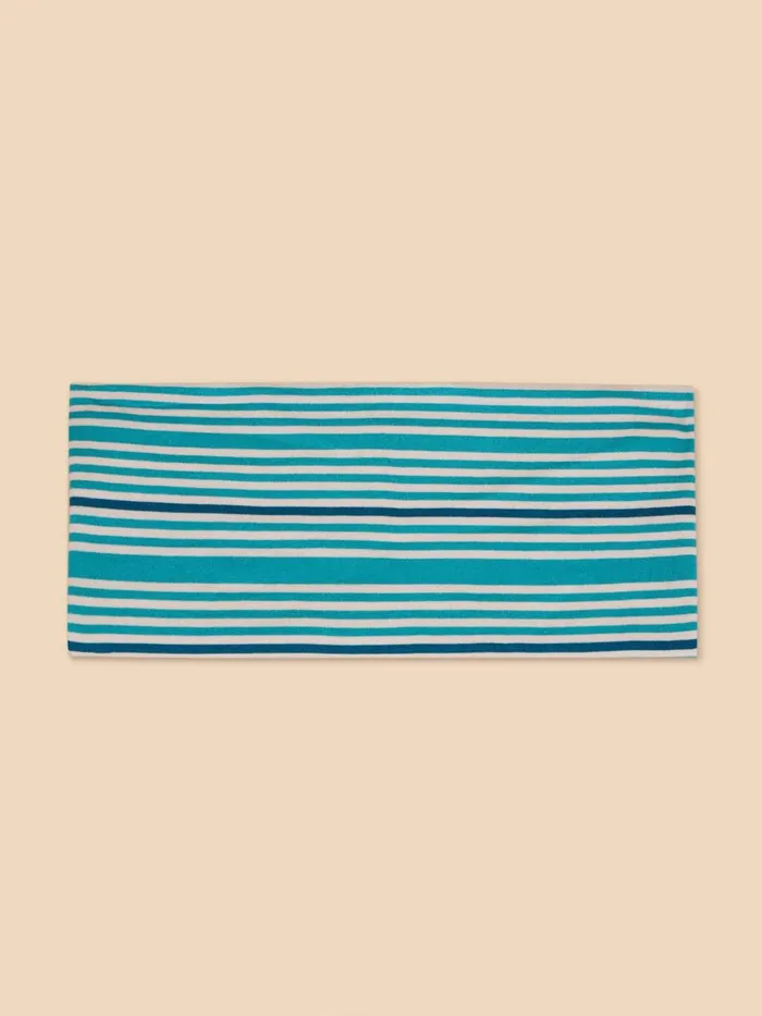 Women SCARVES White Stuff Jersey Versatile Roll Blue Multi Women SCARVES White Stuff Jersey Versatile Roll Blue Multi