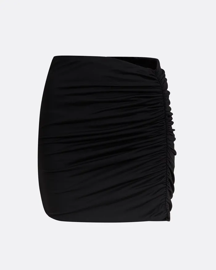 Women Shauna Black Swim Skirt Black Swimwear Safiyaa