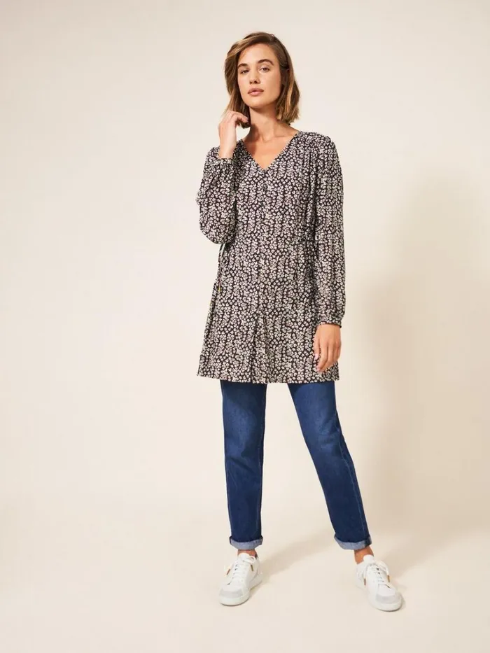 Women SHIRTS and BLOUSES White Stuff Avril Tunic Purple Multi