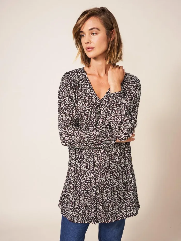 Women SHIRTS and BLOUSES White Stuff Avril Tunic Purple Multi Women SHIRTS and BLOUSES White Stuff Avril Tunic Purple Multi