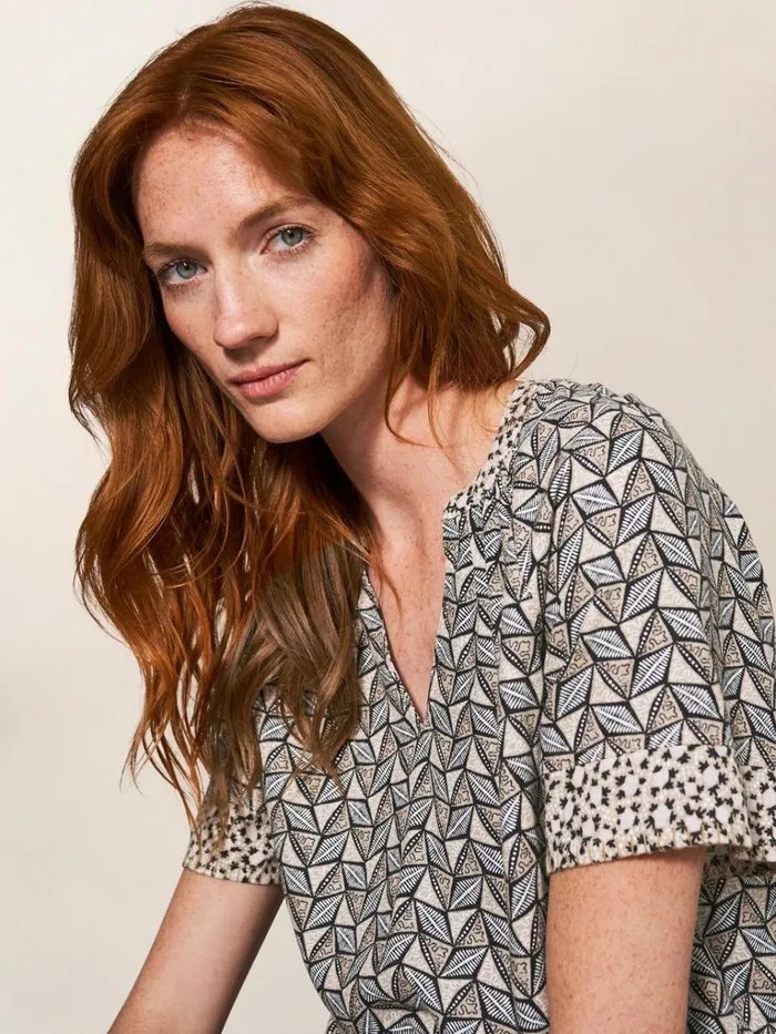 Women SHIRTS and BLOUSES White Stuff Cora Top Natural Multi
