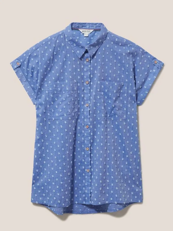 Women SHIRTS and BLOUSES White Stuff Ella Organic Cotton Shirt Blue Multi Women SHIRTS and BLOUSES White Stuff Ella Organic Cotton Shirt Blue Multi