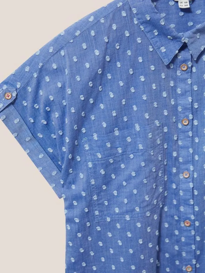 Women SHIRTS and BLOUSES White Stuff Ella Organic Cotton Shirt Blue Multi Women SHIRTS and BLOUSES White Stuff Ella Organic Cotton Shirt Blue Multi