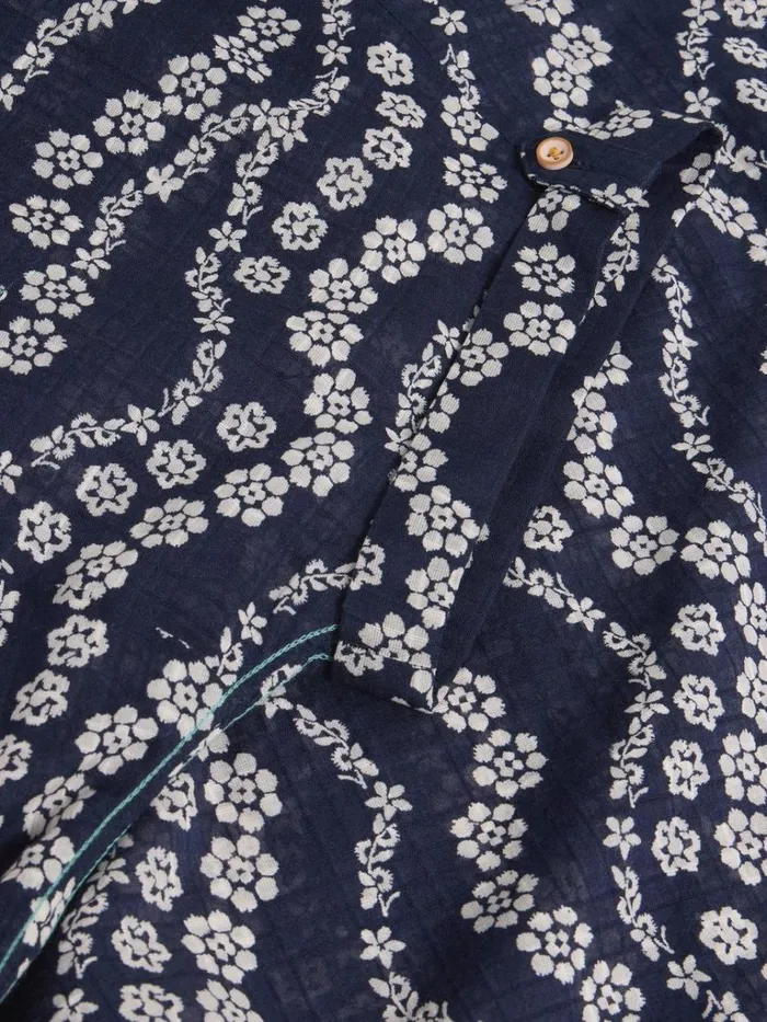 Women SHIRTS and BLOUSES White Stuff Ellie Organic Cotton Shirt Navy Print Women SHIRTS and BLOUSES White Stuff Ellie Organic Cotton Shirt Navy Print