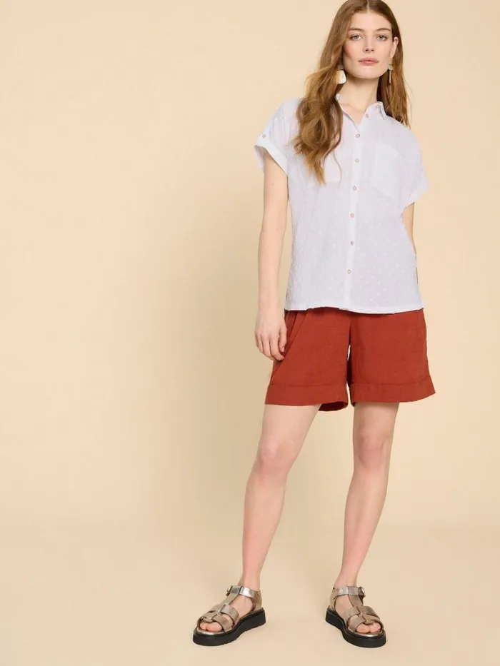 Women SHIRTS and BLOUSES White Stuff Ellie Organic Cotton Shirt Pale Ivory