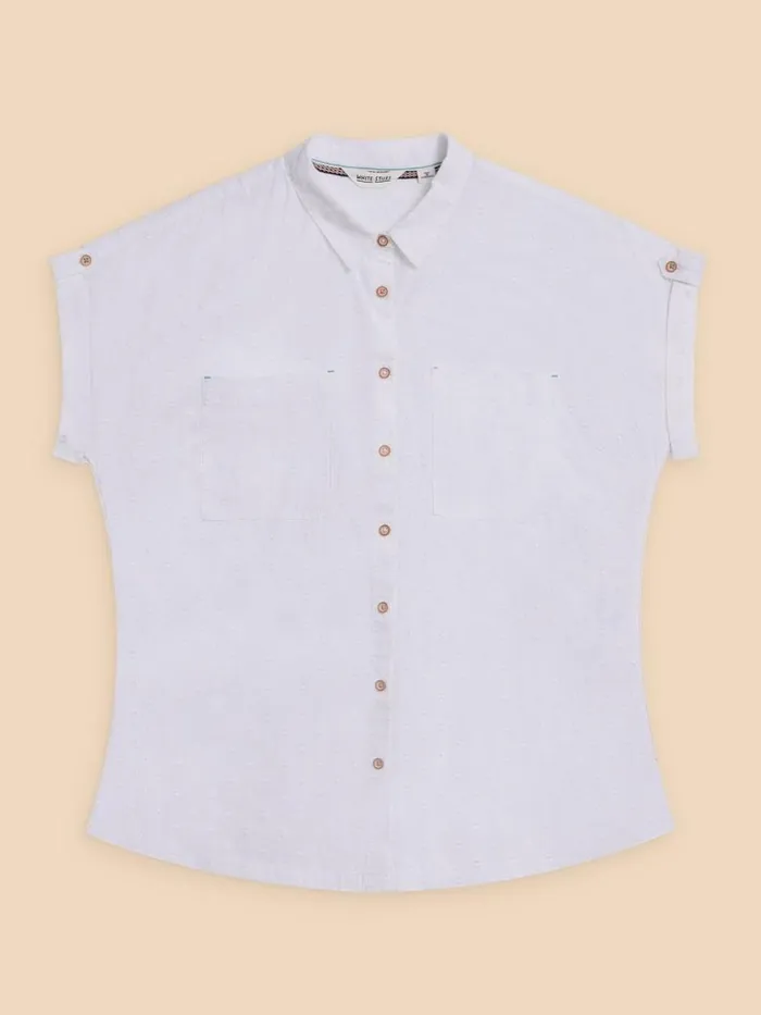 Women SHIRTS and BLOUSES White Stuff Ellie Organic Cotton Shirt Pale Ivory
