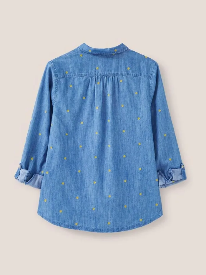 Women SHIRTS and BLOUSES White Stuff Embroidered Sophie Shirt Denim Multi Women SHIRTS and BLOUSES White Stuff Embroidered Sophie Shirt Denim Multi