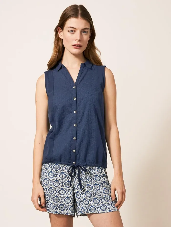 Women SHIRTS and BLOUSES White Stuff FLOWING GRASSES JERSEY SHIRT French Navy Women SHIRTS and BLOUSES White Stuff FLOWING GRASSES JERSEY SHIRT French Navy