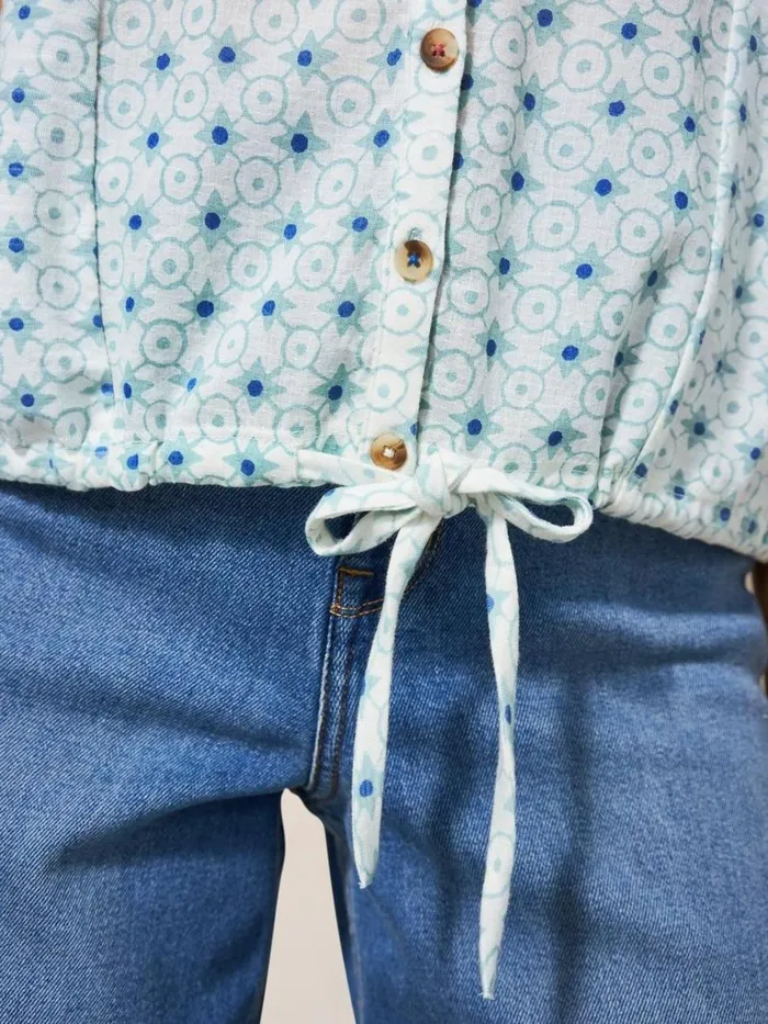 Women SHIRTS and BLOUSES White Stuff FLOWING GRASSES JERSEY SHIRT Teal Print Women SHIRTS and BLOUSES White Stuff FLOWING GRASSES JERSEY SHIRT Teal Print