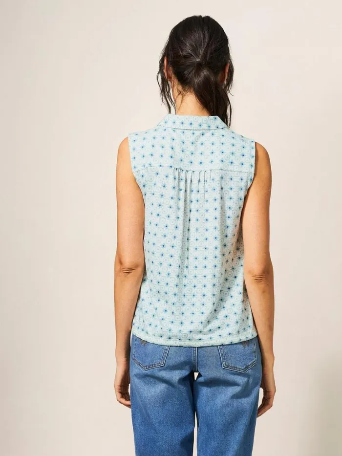 Women SHIRTS and BLOUSES White Stuff FLOWING GRASSES JERSEY SHIRT Teal Print Women SHIRTS and BLOUSES White Stuff FLOWING GRASSES JERSEY SHIRT Teal Print