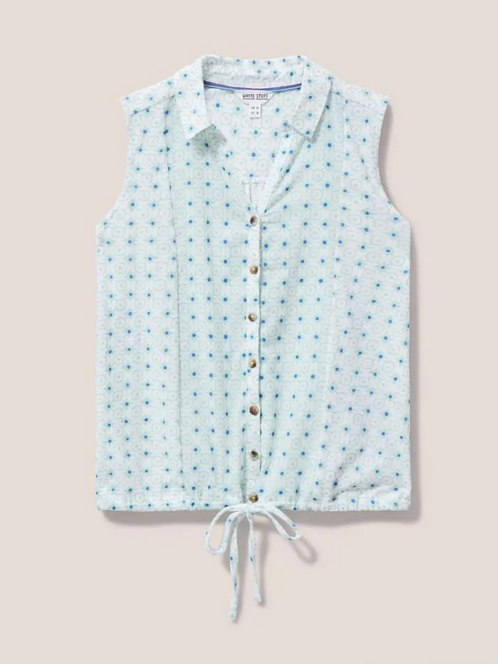 Women SHIRTS and BLOUSES White Stuff FLOWING GRASSES JERSEY SHIRT Teal Print Women SHIRTS and BLOUSES White Stuff FLOWING GRASSES JERSEY SHIRT Teal Print
